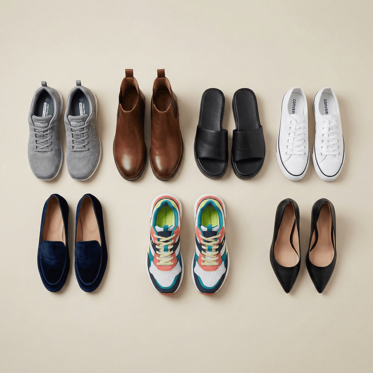 Trendy Footwear: Sneakers, Heels & More